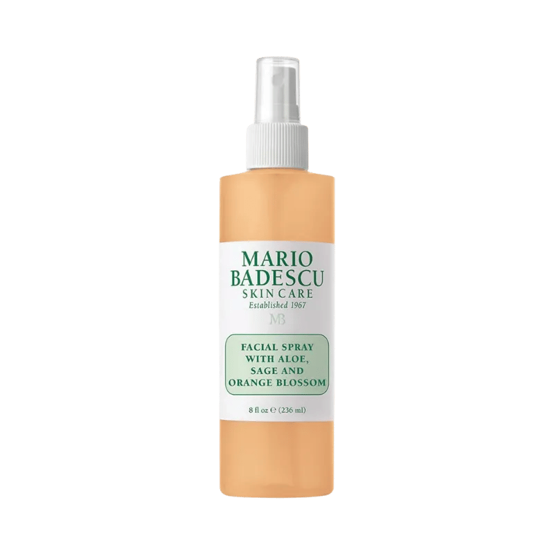 Mario Badescu Skincare Facial Spray con Aloe, Sage & Orange Blossom Travel Size
