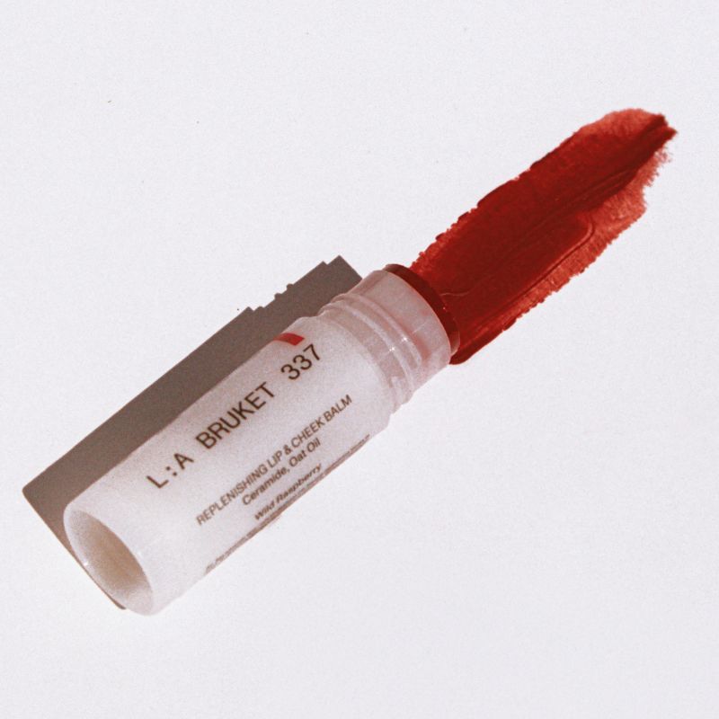 L:A Bruket No. 337 REPLENISHING LIP & CHEEK BALM Wild Raspberry 14G CosmosNat