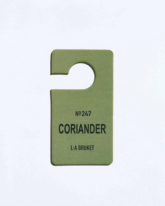 L:A BRUKET No. 247 Fragmento de fragancia Coriandro Duftanhänger