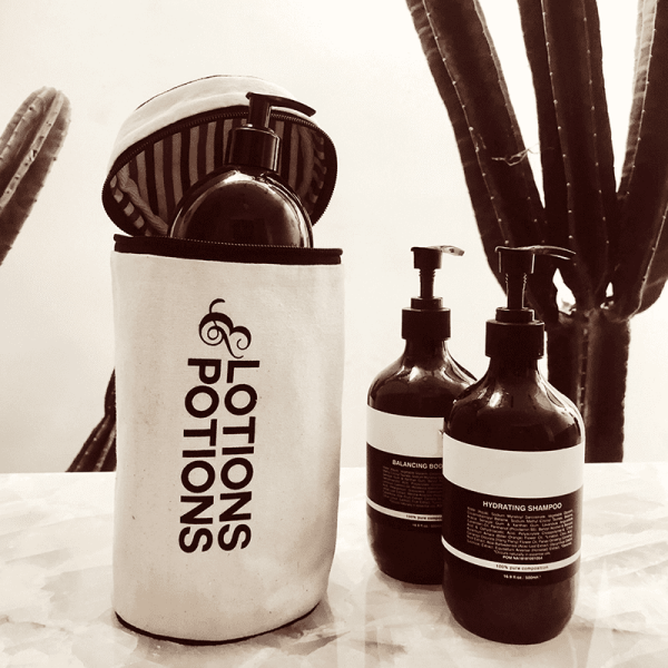 Bag-all Lotions &Potions bolsa de cosméticos natural