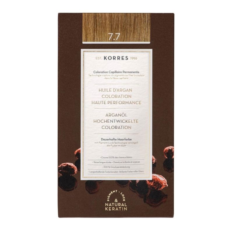 Korres ARGAN OIL Hair Colorant 7.7 moccha