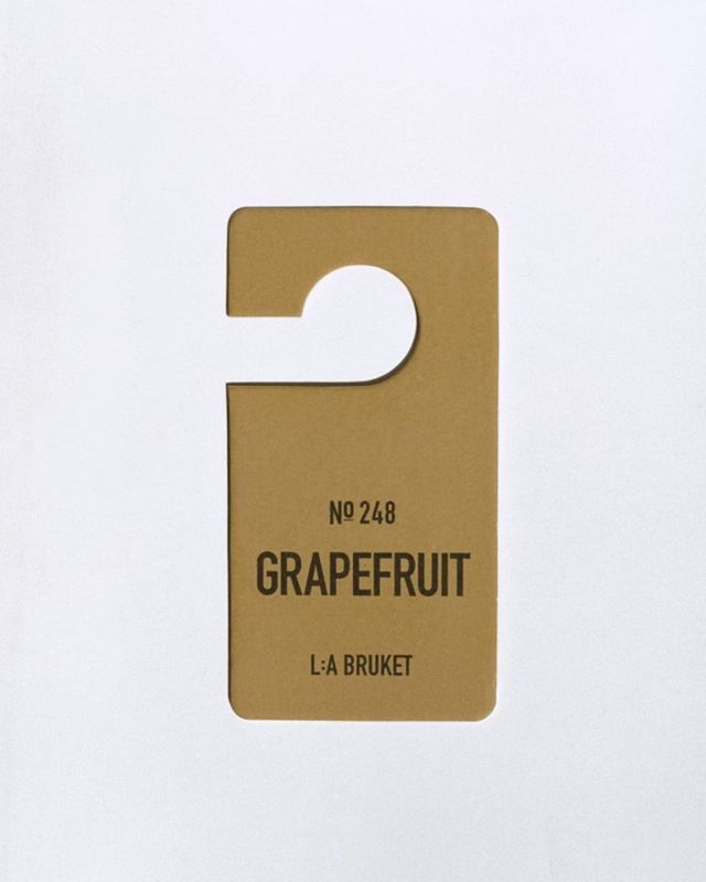L:A BRUKET No. 248 Fragrance Tag Grapefruit colgante de fragancia