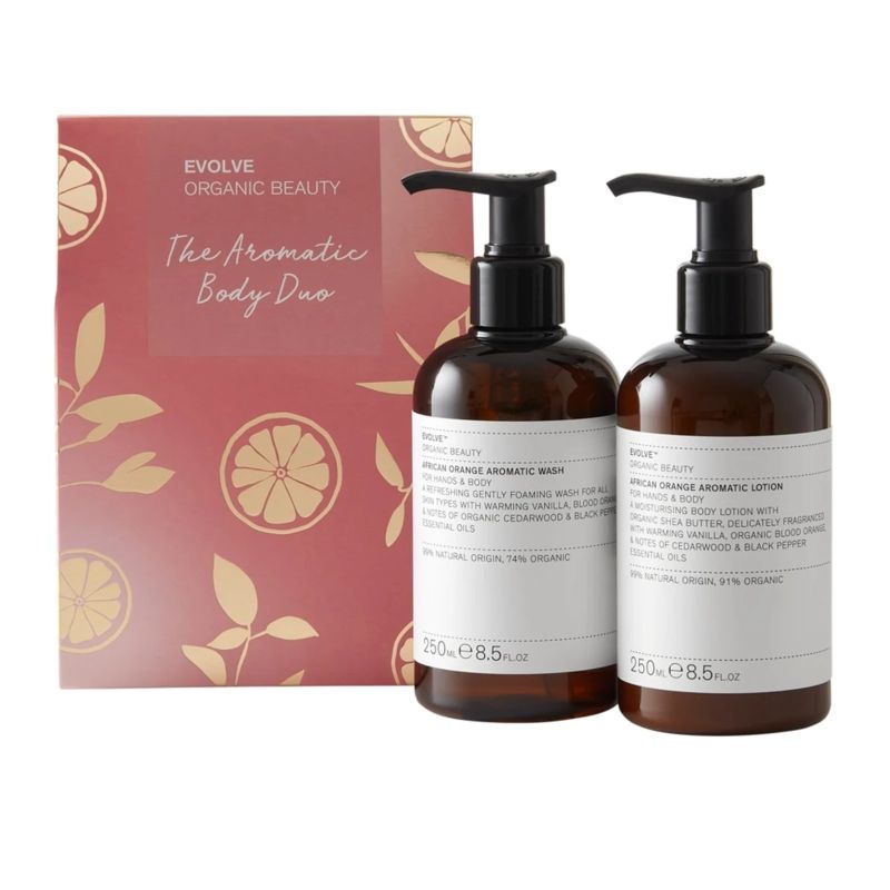 EVOLVE Organic Beauty African Orange Body Wash ACCIÓN