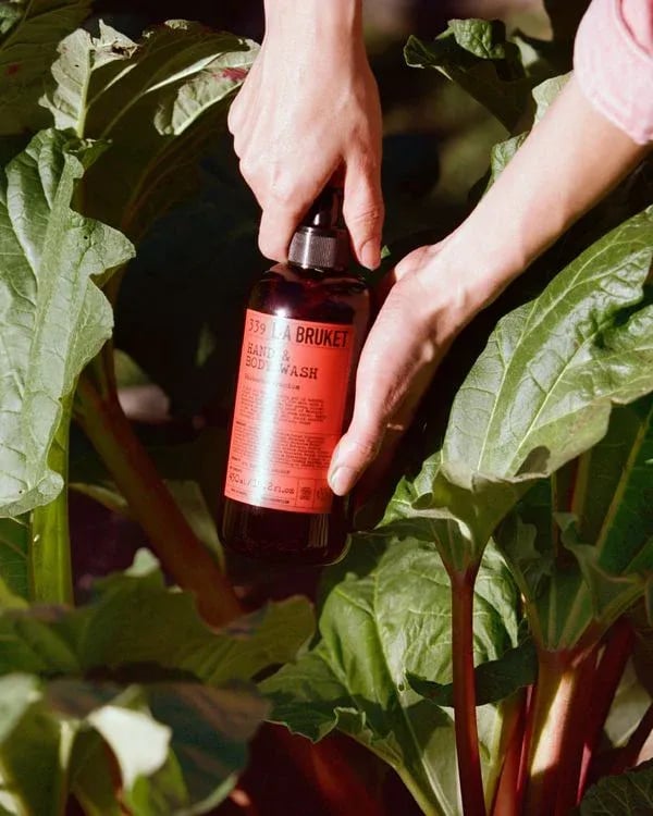L:A BRUKET No. 339 Hand & Body Wash RHUBARB/GERANIUM 450ML CosmosNat