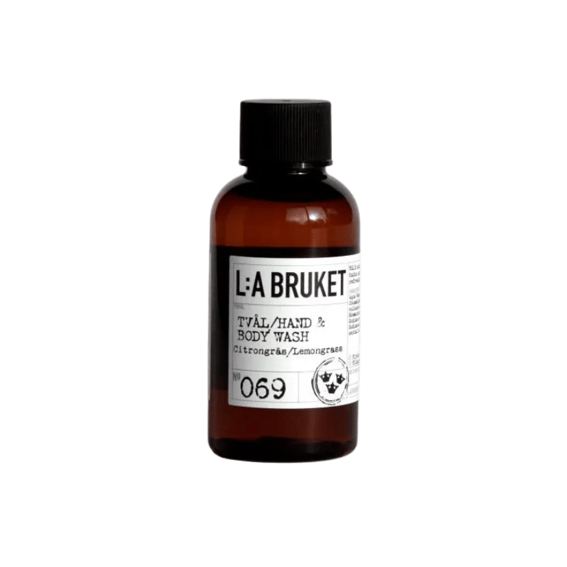 L:A BRUKET No. 069 Hand & Body Wash Lemongrass tamaño de viaje