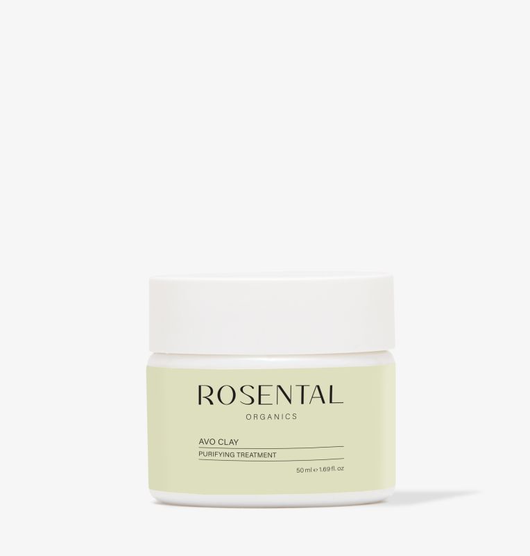 Rosental Organics Avo Clay Purifying Treatment, 50 ml, auf weißem Hintergrund.