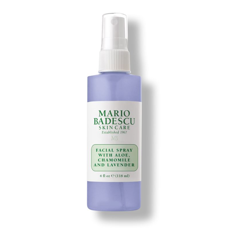 Mario Badescu Skincare Facial Spray con Aloe, manzanilla y lavanda tamaño de viaje