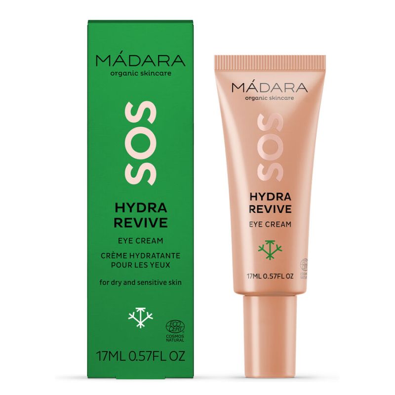 MADARA Organic Skincare SOS Eye Revive Hydra crema y mascarilla