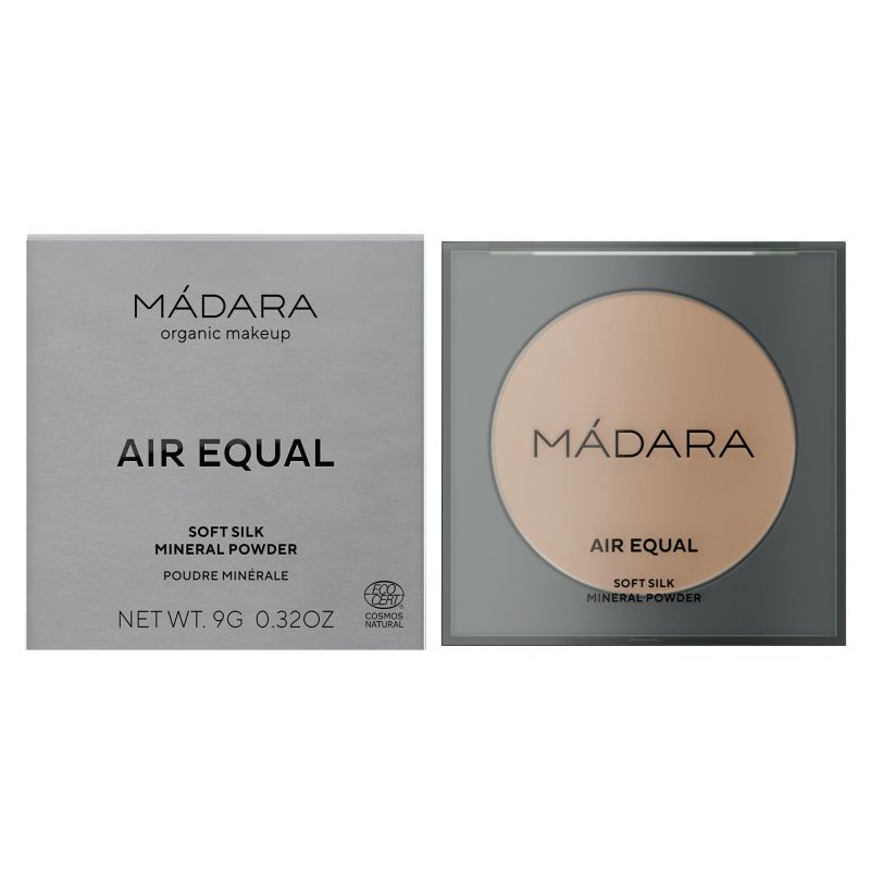 MADARA Organic Skincare AIR EQUAL Soft Silk Mineral Powder, #2 BEIGE
