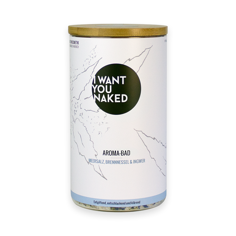 I want you naked RESET BABY Baño de aroma con sal marina, ortiga y jengibre