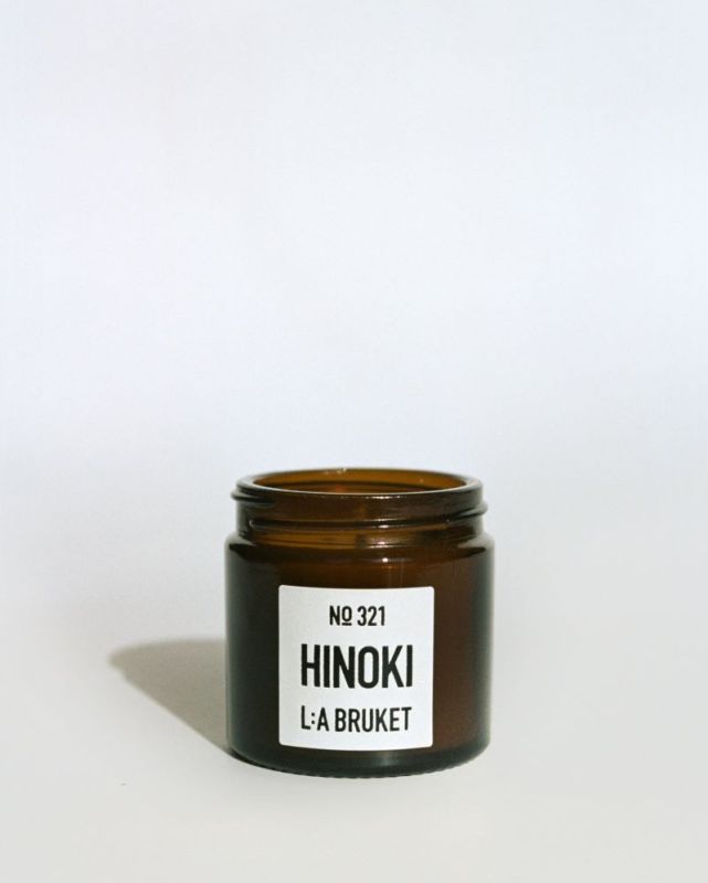 L:A BRUKET No. 255 Scented Candle Hinoki 50g vela perfumada