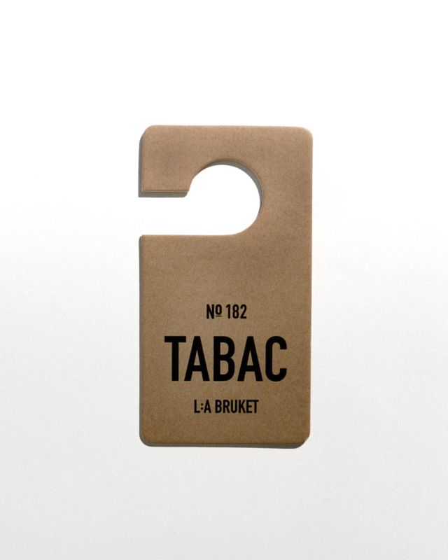 L:A BRUKET No. 182 Fragrance Tag Tabac colgante de fragancia
