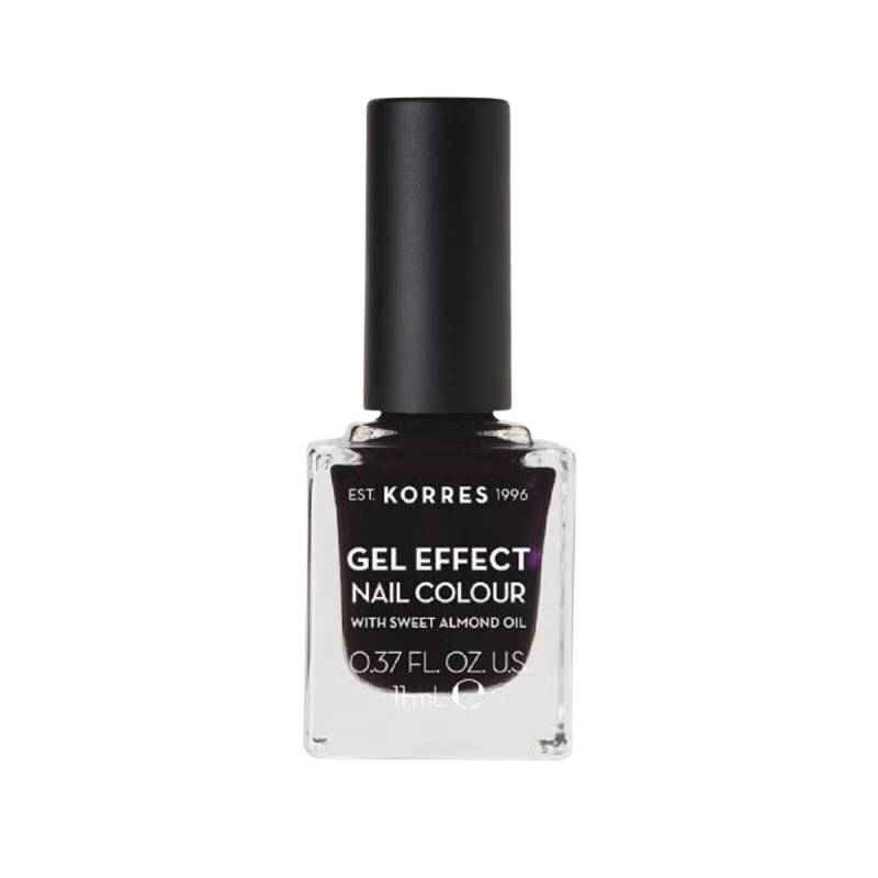 Korres efecto gel esmalte de uñas Smokey Plum 76