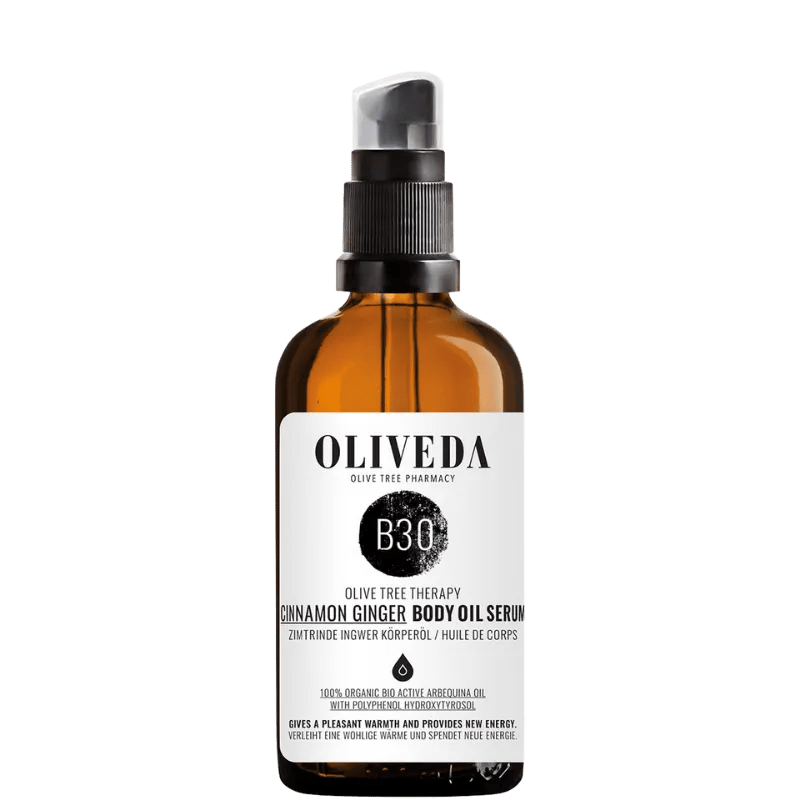 OLIVEDA B30 aceite corporal corteza de canela jengibre Relaxing