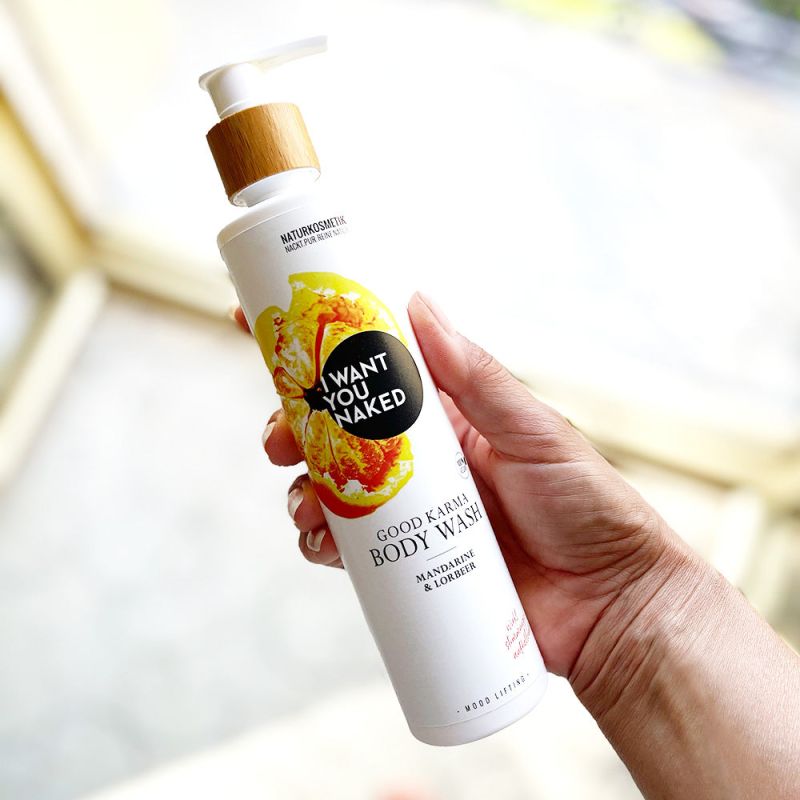 I want you naked GOOD KARMA Body Wash con mandarina y laurel
