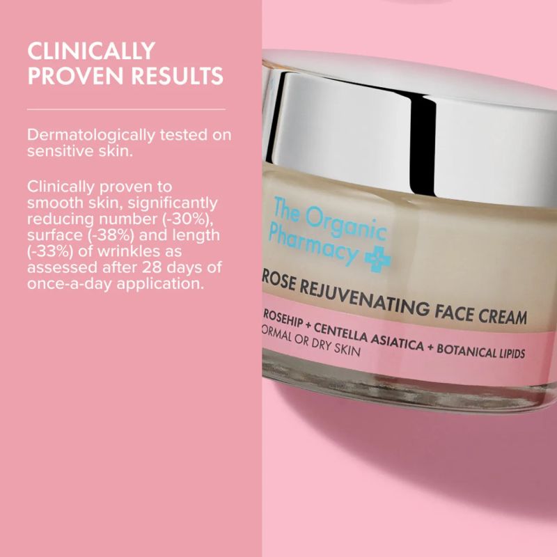 Organic Pharmacy Rose Rejuvenating Face Cream NUEVA