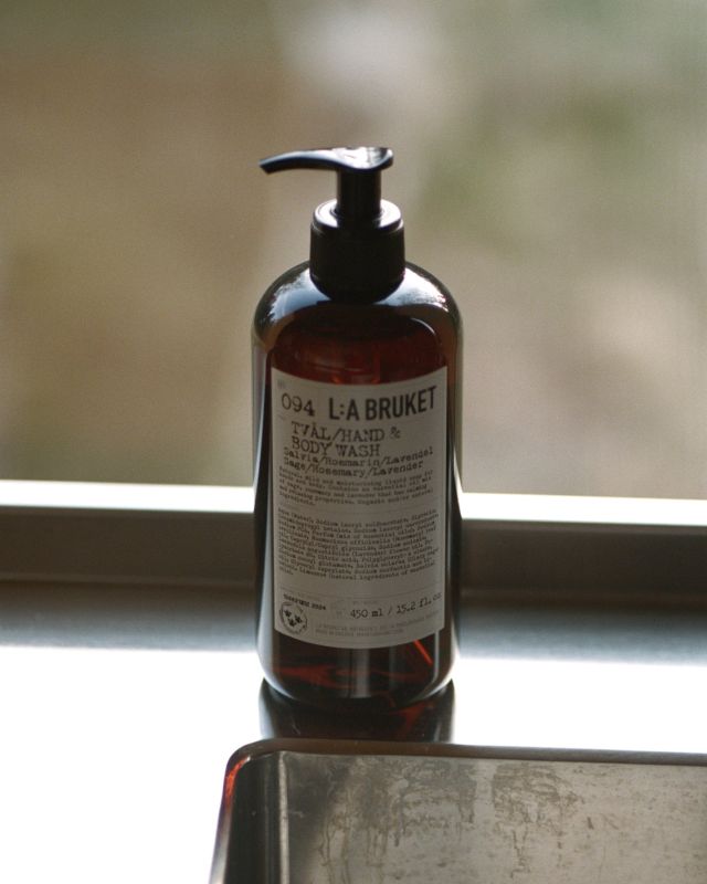 L:A BRUKET No. 094 Hand & Body Wash Sage/Rosemary/Lavender tamaño de viaje