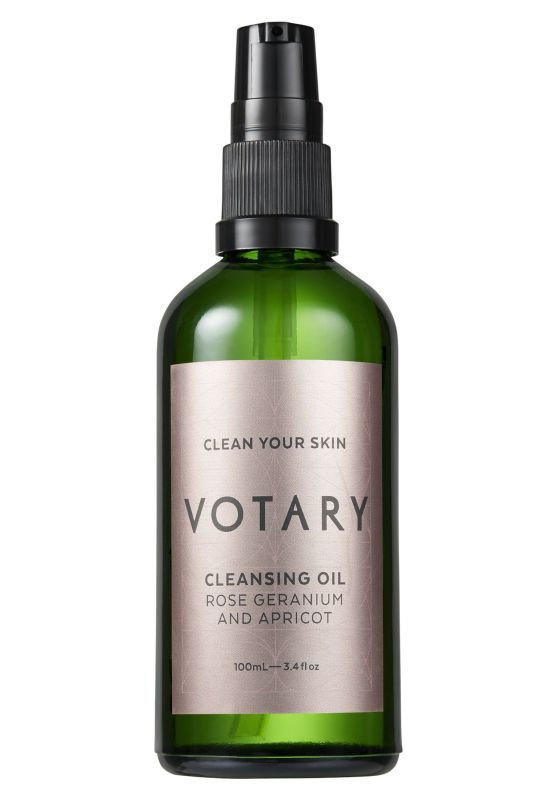 VOTARY Cleansing Oil Rose Geranium & Apricot Reinigungsöl