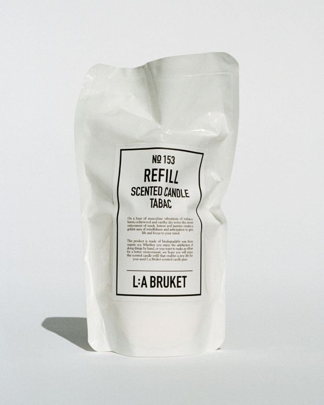 L:A BRUKET No. 153 Refill Scented Candle Tabac 260g