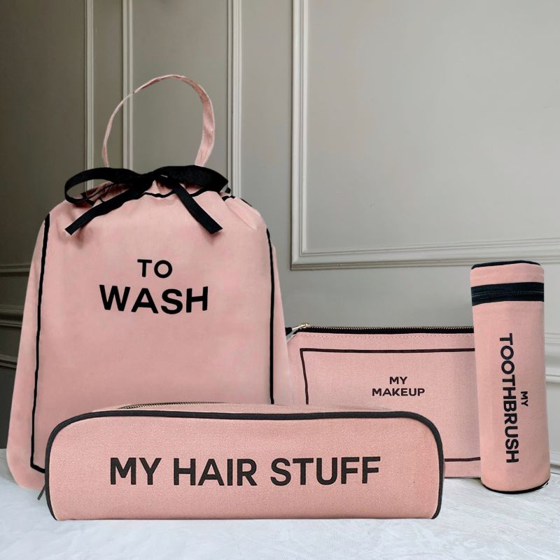 Bag-all bolsa de cosméticos "My Toothbrush", natural