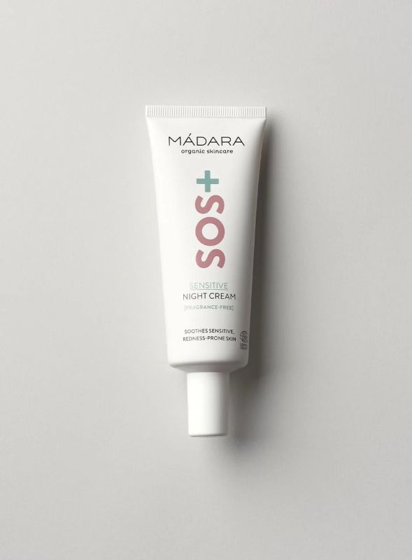 MADARA Organic Skincare SOS+ SENSITIVE Crema de Noche Calmante