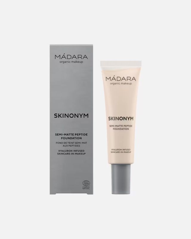 MADARA Organic Skincare SKINONYM Base de Peptide Semimate, #10 PORCELAIN