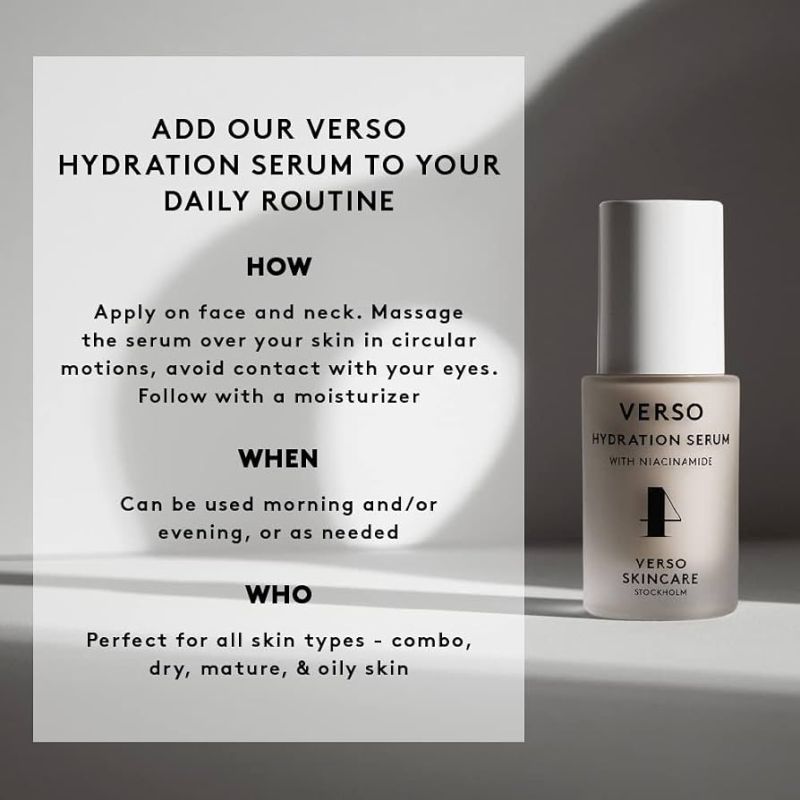 VERSO SKINCARE Hydration Serum suero facial