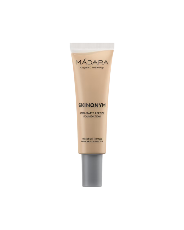 MADARA Organic Skincare SKINONYM Semi-Matte Peptide Foundation, #35 TRUE BEIGE