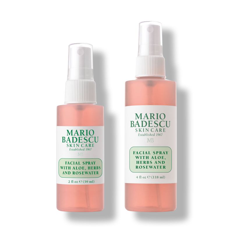 Mario Badescu Skincare Facial Spray con Aloe, Herbs & Rosewater Travel Size