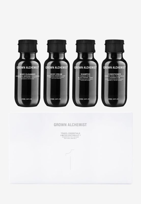 Grown Alchemist Travel Essentials Kit kit de viaje