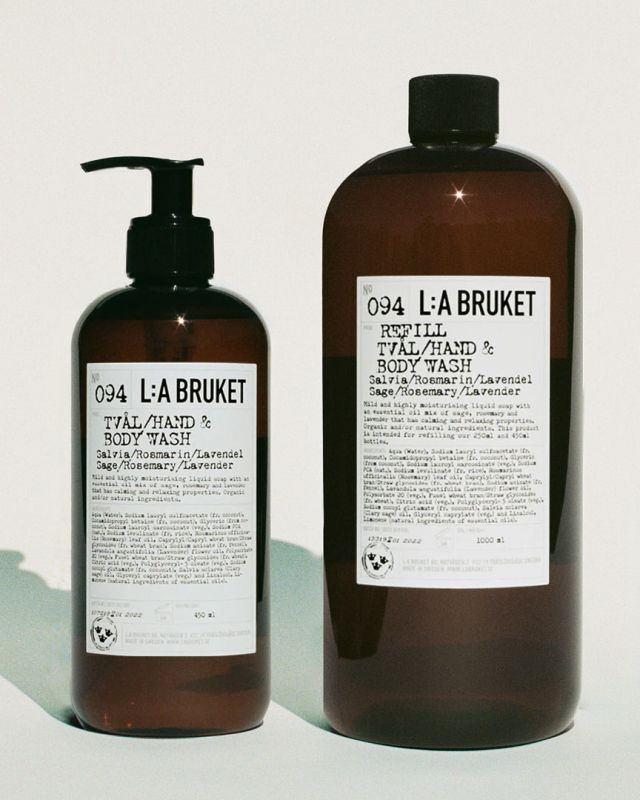 L:A BRUKET No. 094 Hand & Body Wash Sage/Rosemary/Lavender Refill