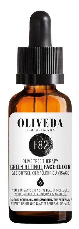 OLIVEDA F82 Green Retinol Face Elixir serum facial