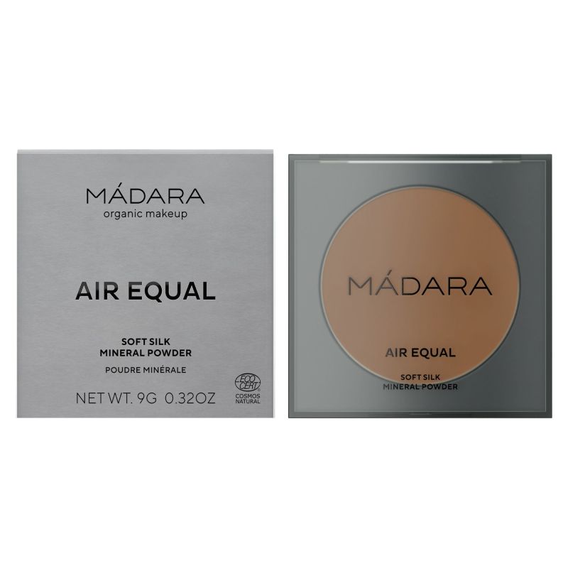 MADARA Organic Skincare AIR EQUAL Soft Silk Mineral Powder, #3 DEEP