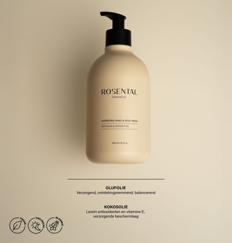 Rosental Hand & Body Wash - Olive + Coconut Oil Gel de ducha
