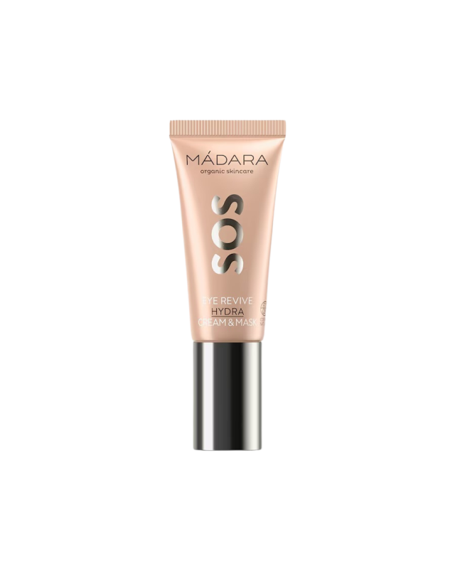 MADARA Organic Skincare SOS Eye Revive Hydra crema y mascarilla