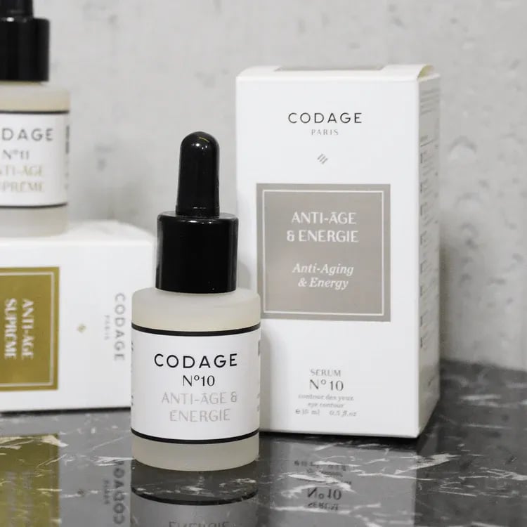 CODAGE Paris Serum No. 10 Antiedad & suero ocular energético NEU