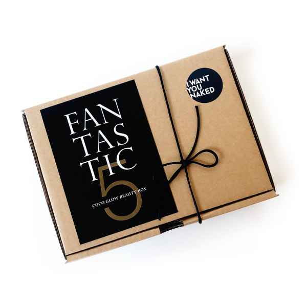 I want you naked FANTASTIC FIVE Coco Glow Box con 5 tamaños mini