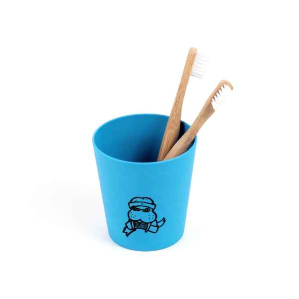 Hydrophil vaso para cepillarse los dientes azul
