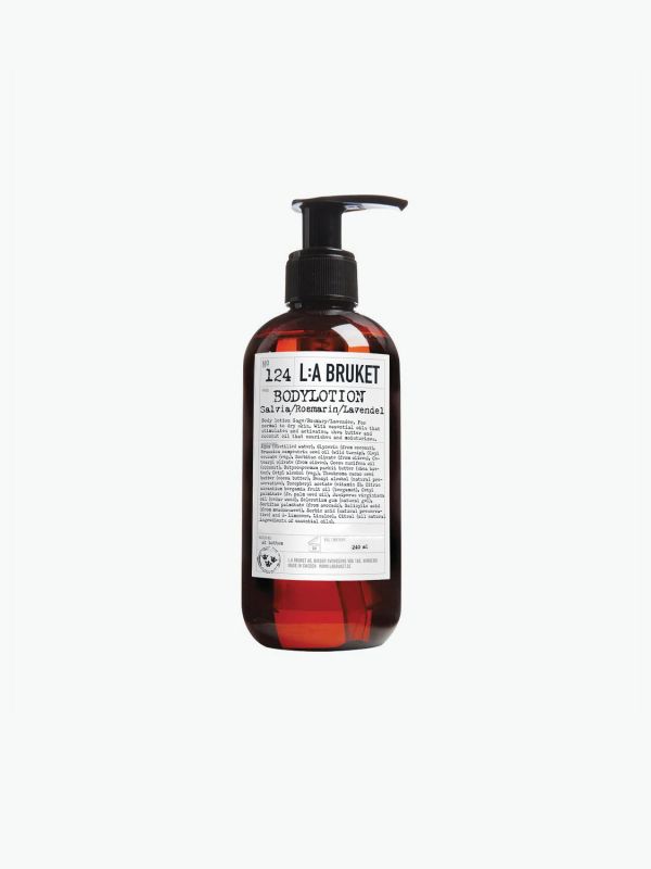 L:A BRUKET No. 124 NEW Body Lotion Sage/Rosemary/Lavender