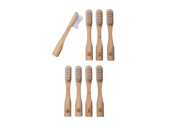 greenanker 8 cabezales de recambio para cepillo de dientes de bambú