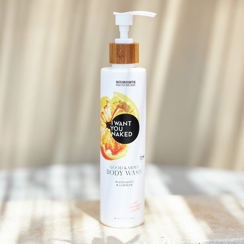 I want you naked GOOD KARMA Body Wash con mandarina y laurel