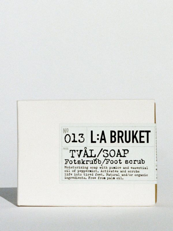 L:A BRUKET No. 013 Bar Soap Foot Scrub Peppermint